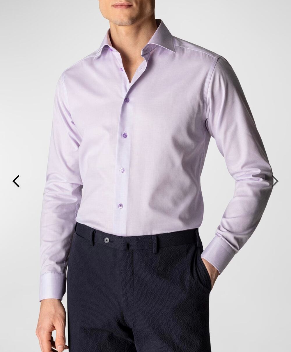 Eton Solid Signature Oxford Shirt 16.5
